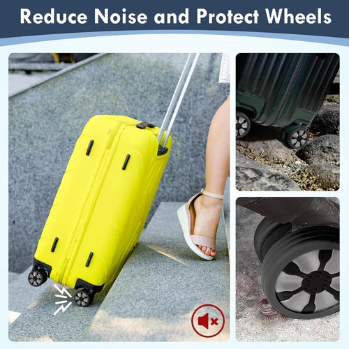 EasyYatra's Silicone Suitcase Wheel Cover Protectors