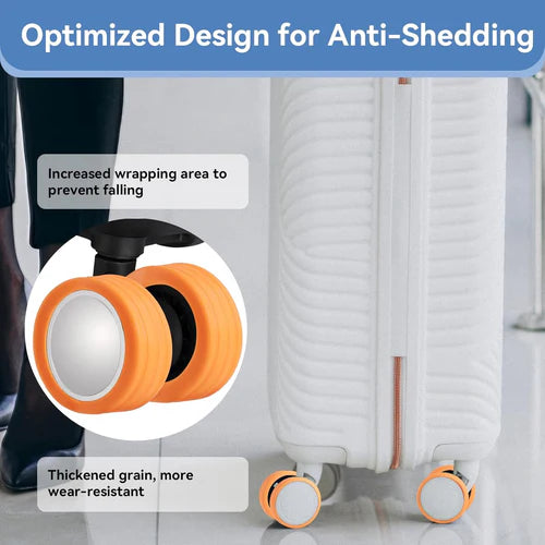 EasyYatra's Silicone Suitcase Wheel Cover Protectors